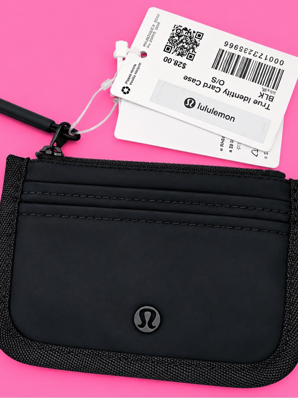 lululemon athletica Black Card & Key Pouch